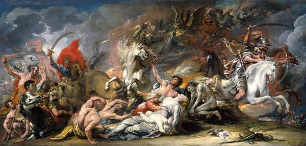 Benjamin West’s Death on the Pale Horse (Pennsylvania Academy of the Fine
        Arts—1836.1). Click to enlarge.