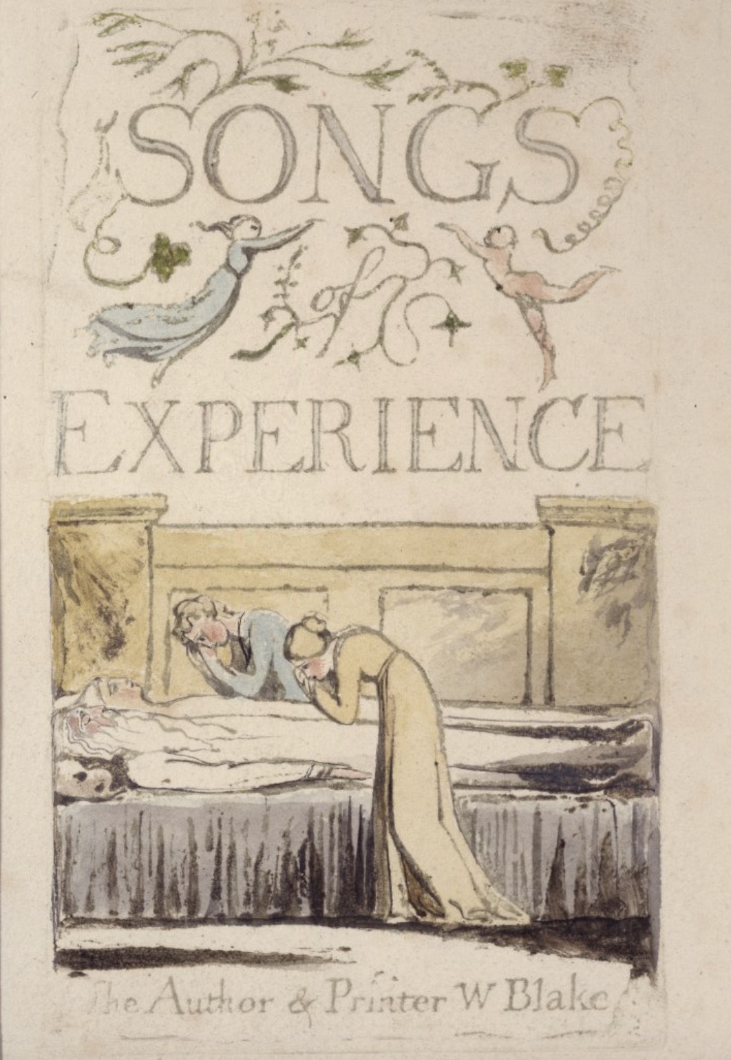 Title page of Blake’s Songs of  Experience,
        published 1794 (copy A, plate 29, British Museum 1924,0726.2.1)