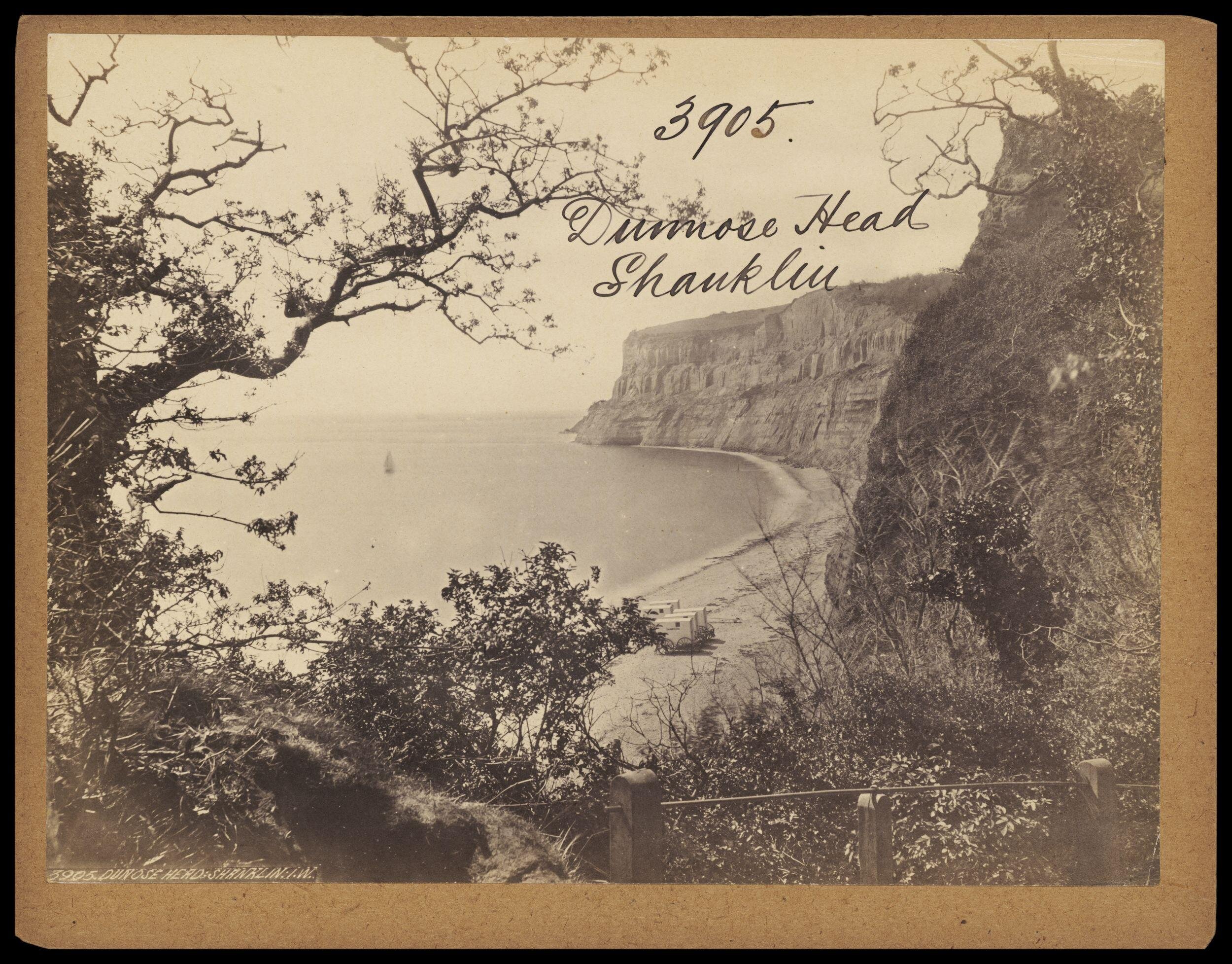 Photograph by Francis Frith; Dunnose Head, Shanklin c.1860 (Victoria and Albert
        Museum E.208:3187-1994). Click to enlarge.