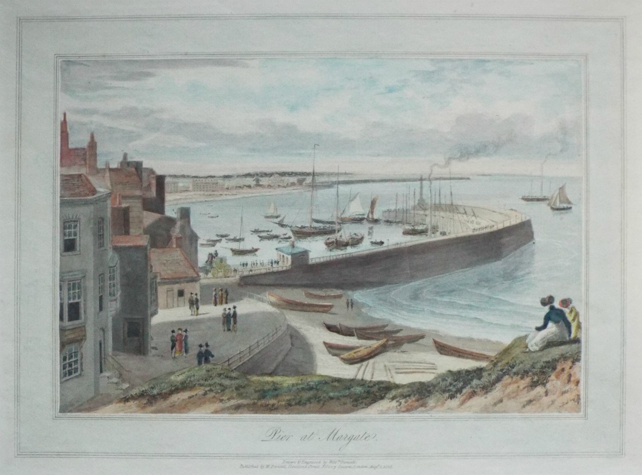 Margate, 1823. Keats took some measure of the sea from a cliff. Click to
        enlarge.