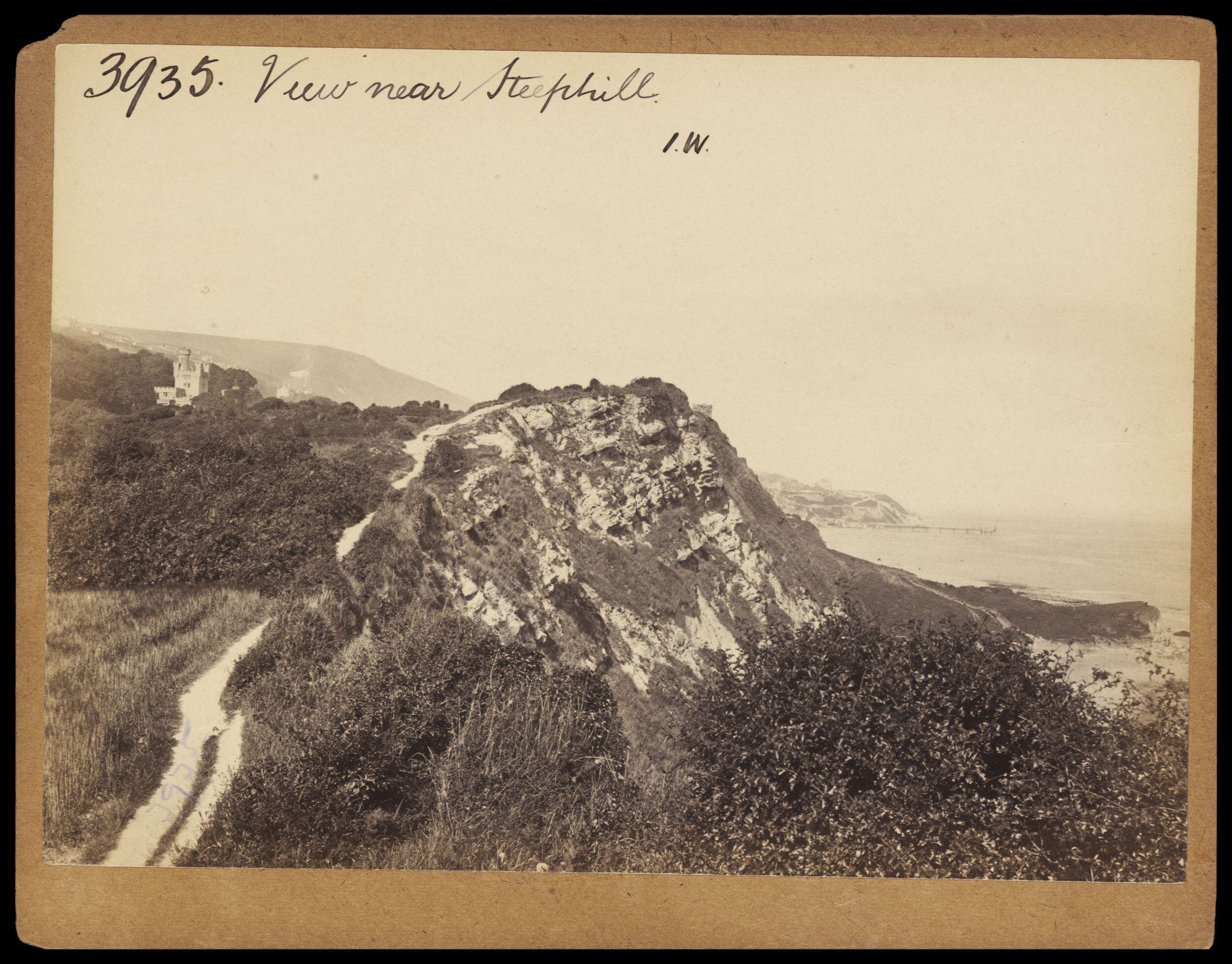 *Photograph by Francis Frith; View near Steephill, c.1860 (Victoria and Albert
        Museum E.208:3370-1994). Click to enlarge.