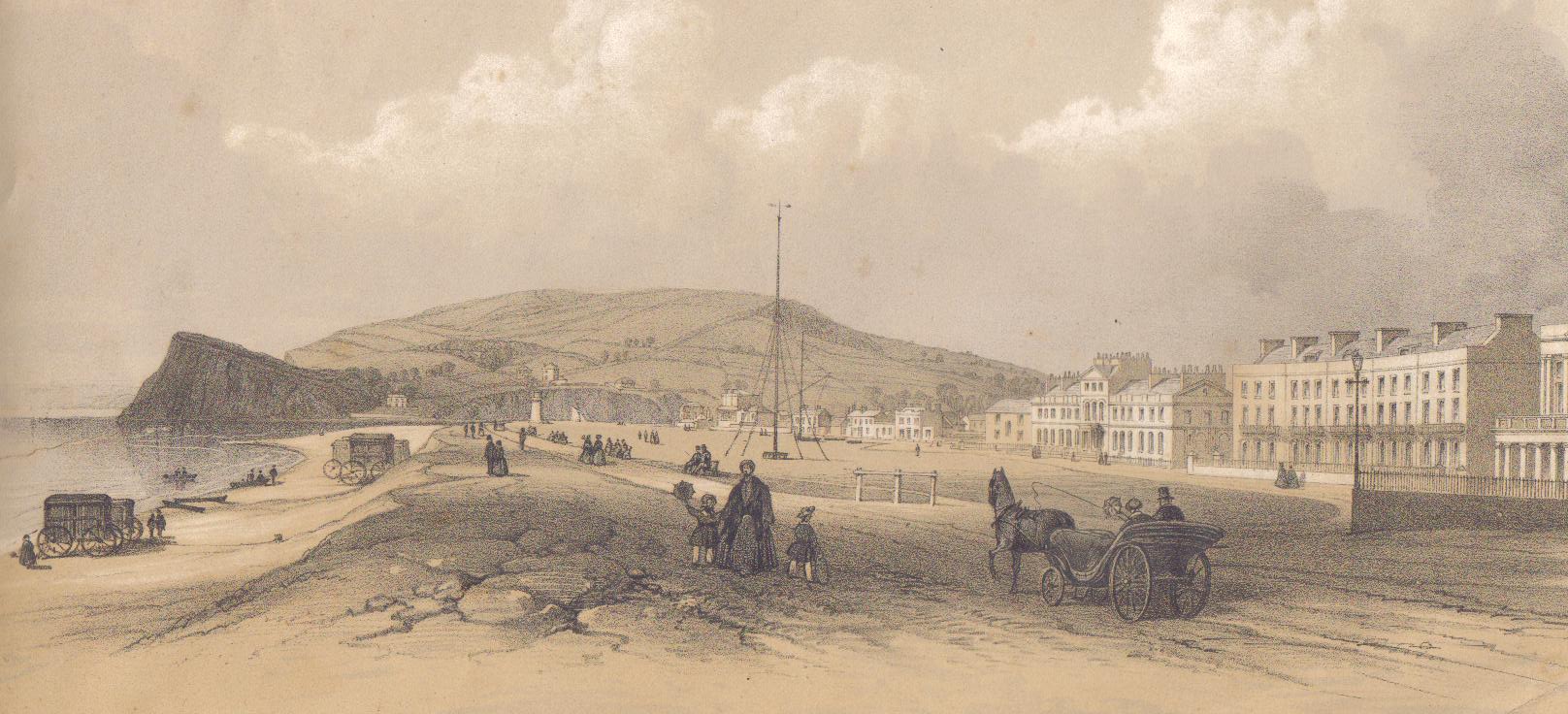 Teignmouth, early nineteenth century. Click to enlarge.