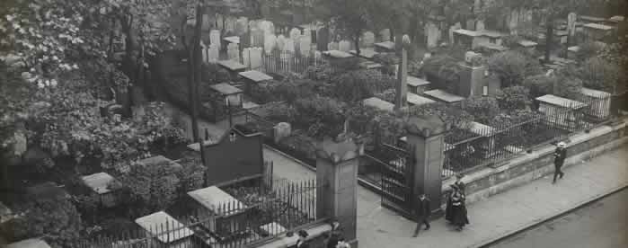 *Gates to Bunhill Fields, City Road, London