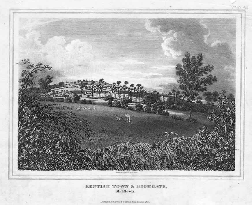 Kentish Town & Highgate, 1820