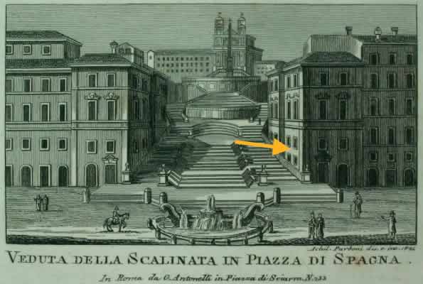 Piazza di Spagna, c.1824