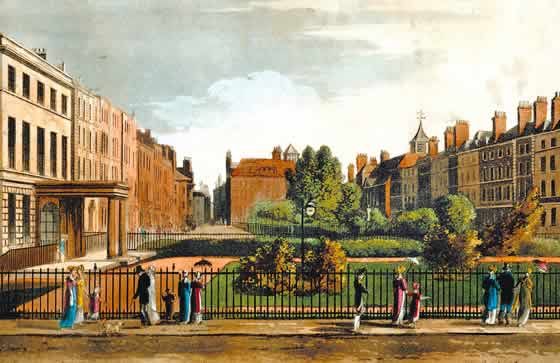 Queen Square, London, c.1812