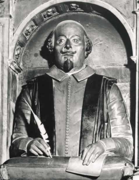 Shakespeareâ€™s Bust at Holy Trinity Church