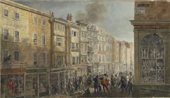 The Strand from Villiers Street, c.1824, by George Scharf, British Museum
        (1862,0614.19) 