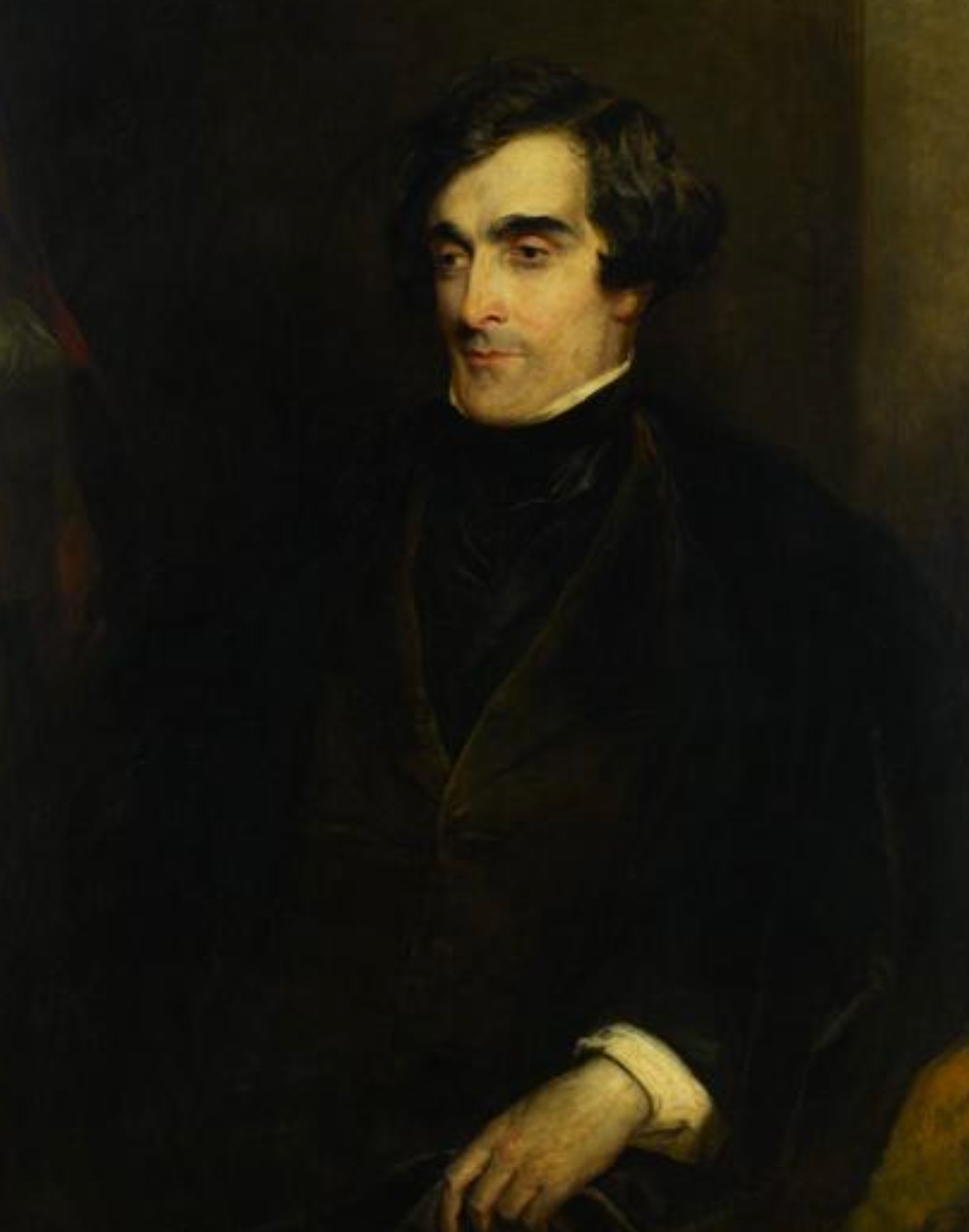 Z (John Gibson Lockhart), by R. S. Lauder, 1842