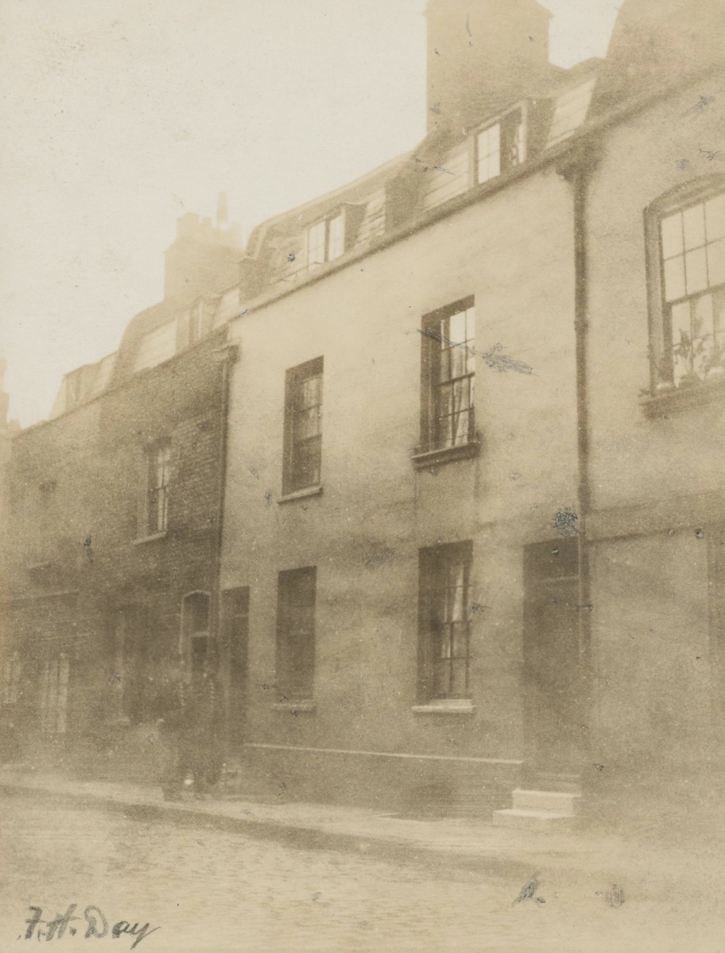No. 8 Dean Street in 1889, photo by Fred Holland Day