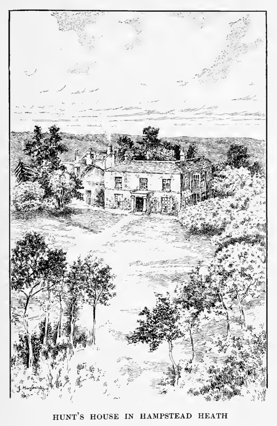 From a drawing by John Huybers, in Hancock’s 1908 biography. Click to enlarge.