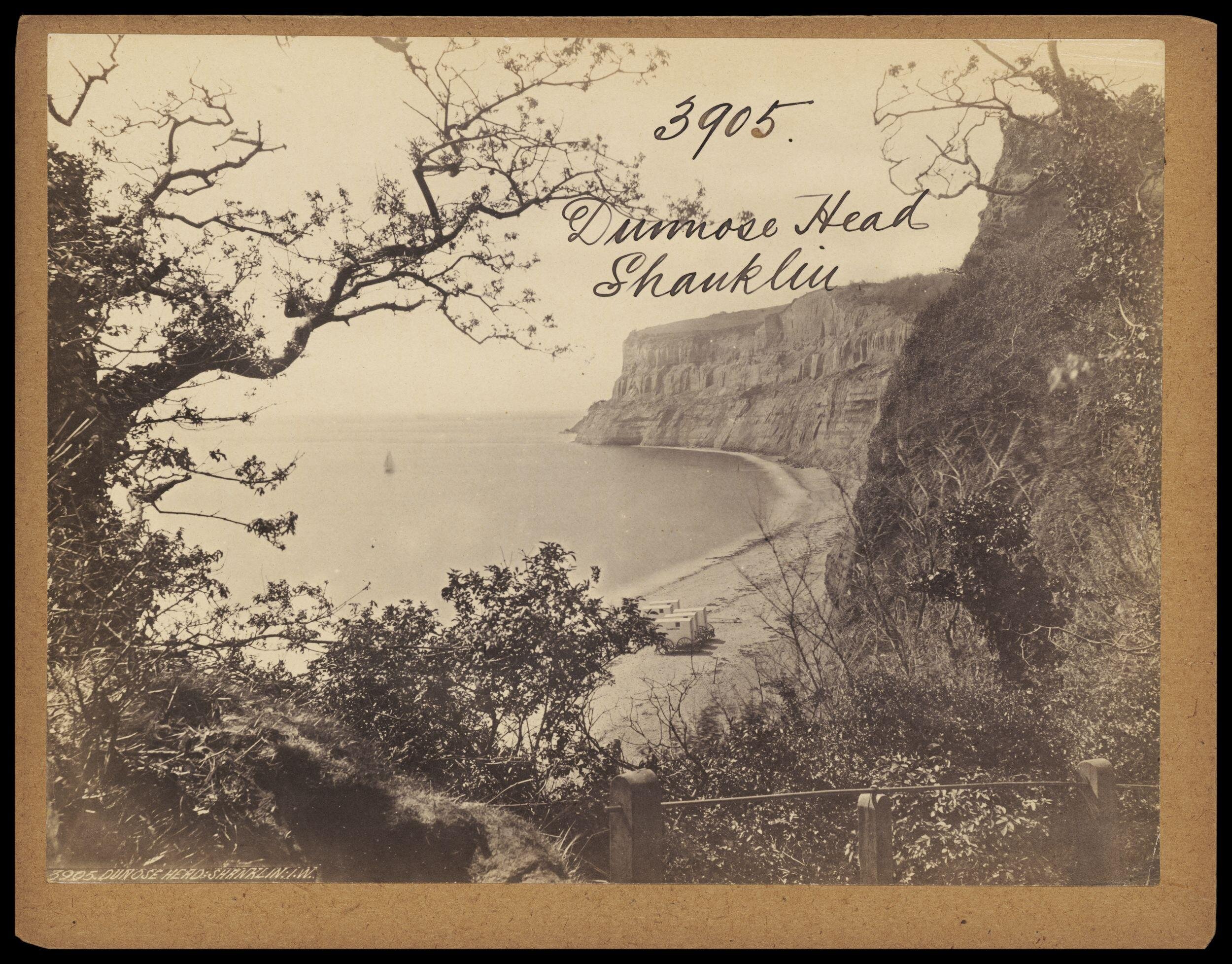 Photograph by Francis Frith; Dunnose Head, Shanklin c.1860 (Victoria and Albert
Museum E.208:3187-1994). Click to enlarge. Photograph by Francis Frith; Dunnose Head, Shanklin c.1860 (Victoria and Albert
Museum E.208:3187-1994). Click to enlarge.