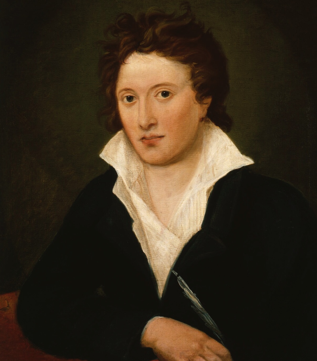 Percy Bysshe Shelley, 1819, by Amelia Curran (National Portrait Gallery, NPG
        1234). Click to enlarge.